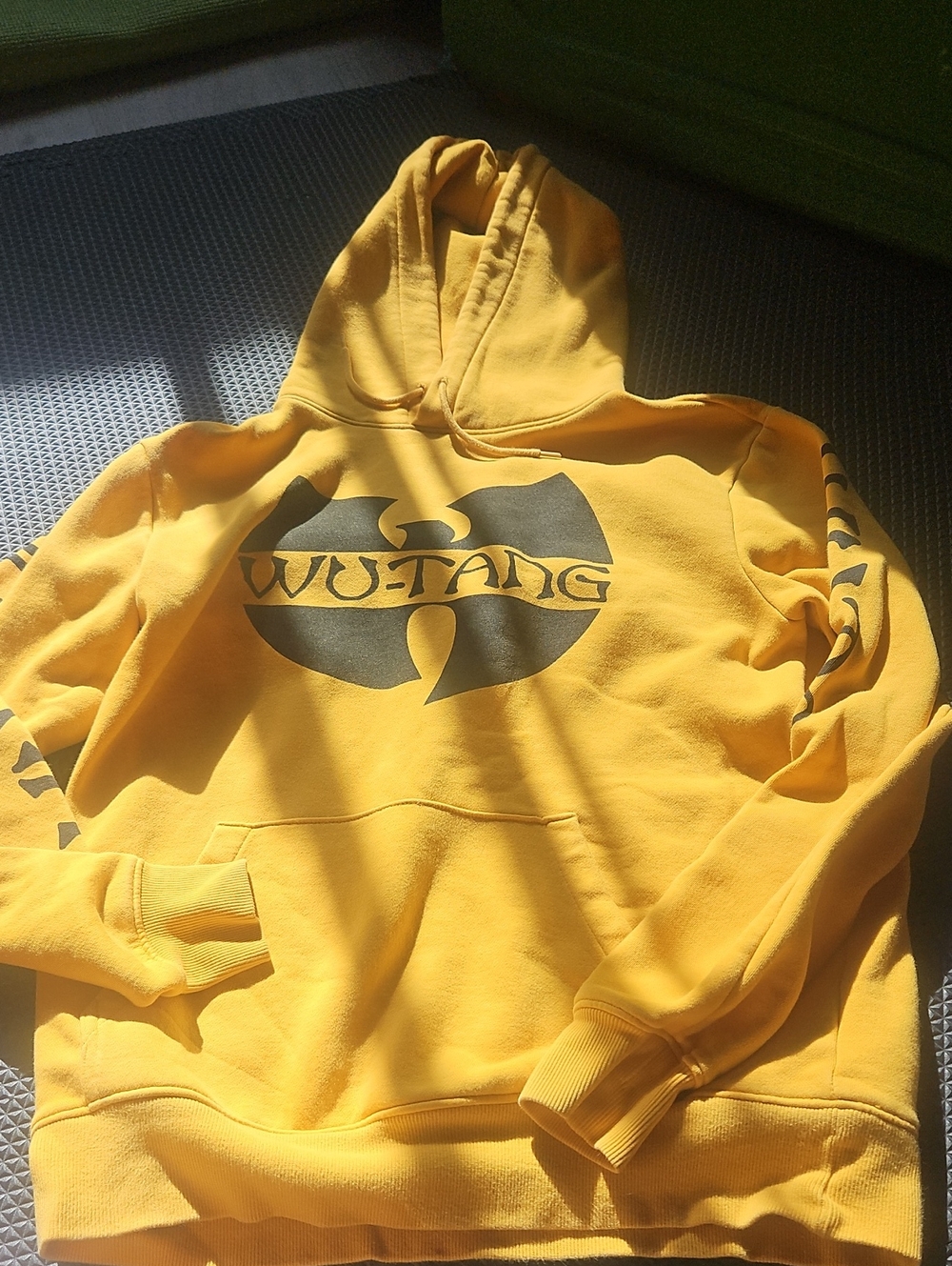 H&M Yellow Wu-Tang Crewneck Hoodie